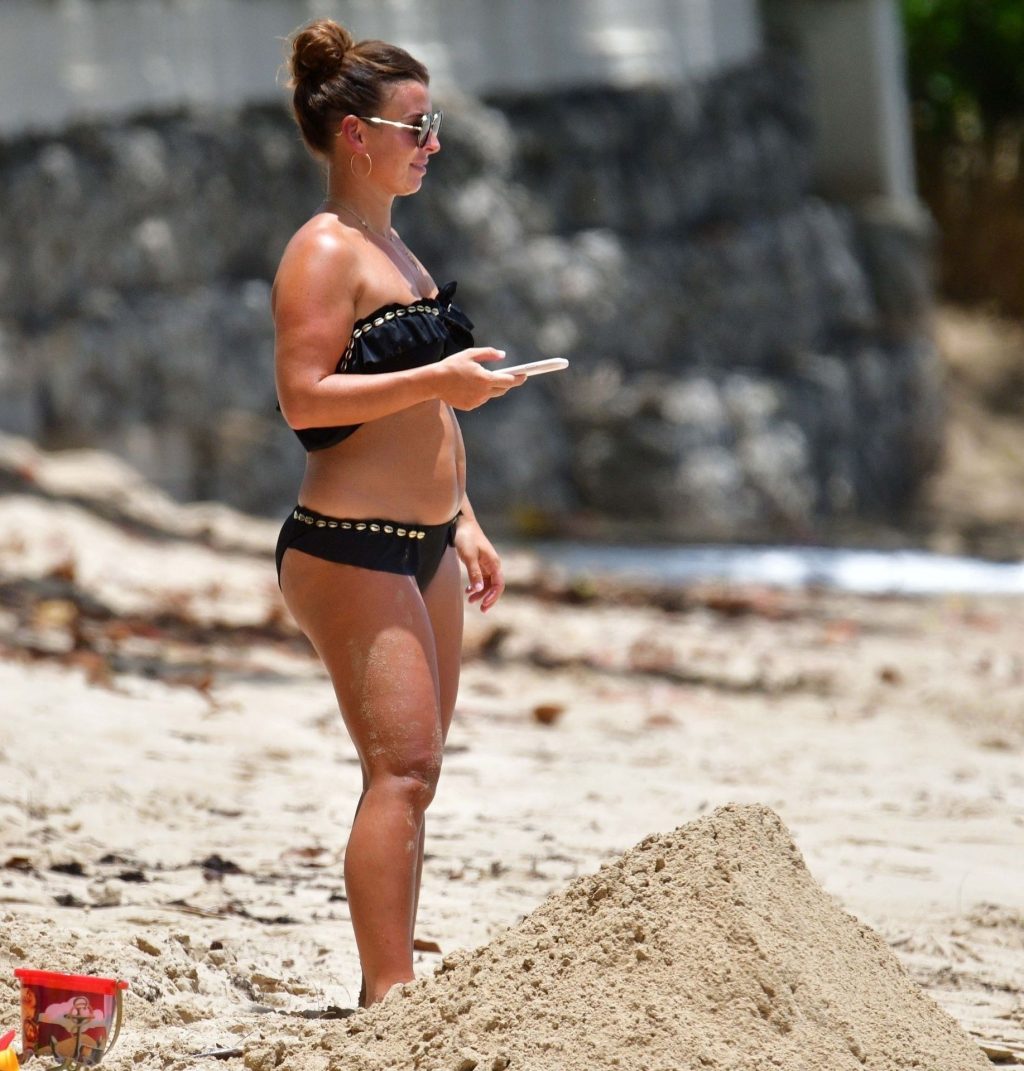 Coleen Rooney Dons Her Skimpy Black Bikini on Holiday in Barbados (166 Photos)