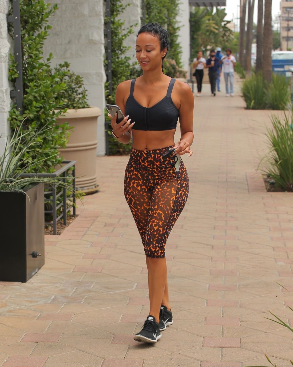 Draya Michele Shows Off Her Toned Abs as She Is Spotted in LA (27 Photos)