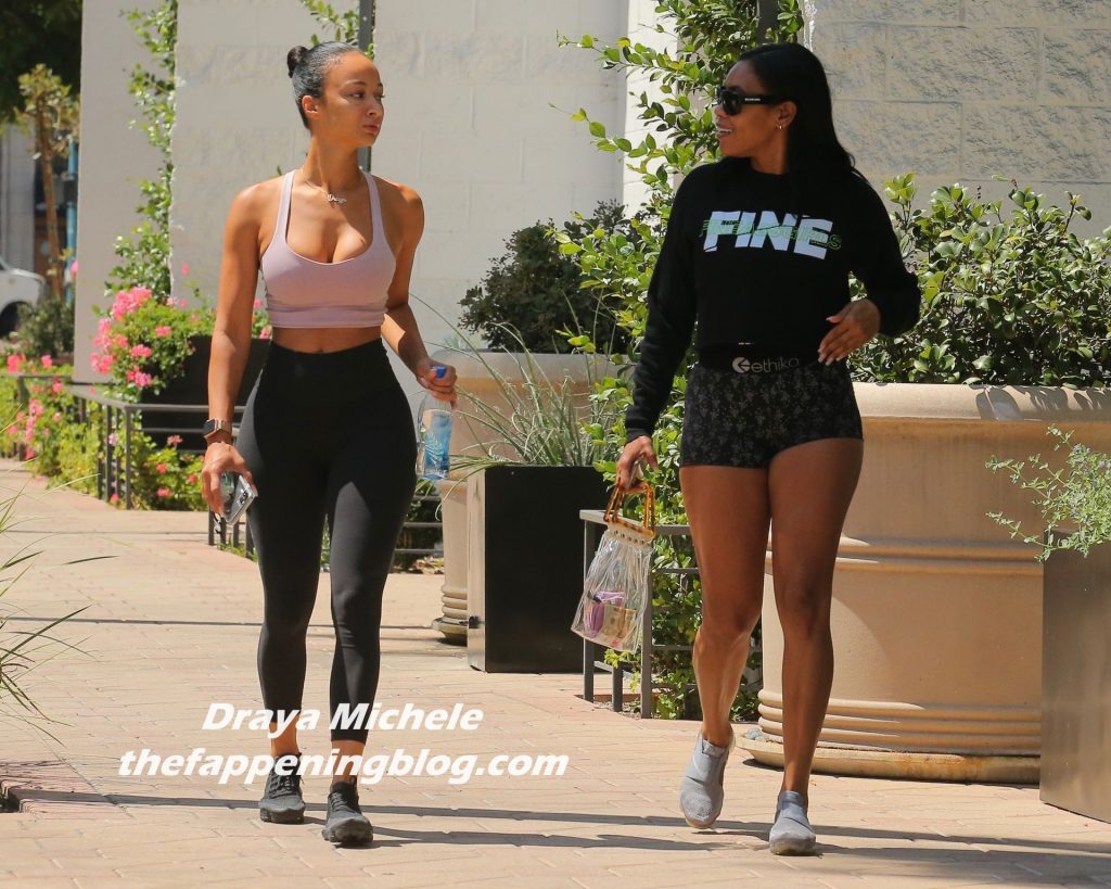 Draya Michele Shows Off Her Sexy Figure in LA (10 Photos)
