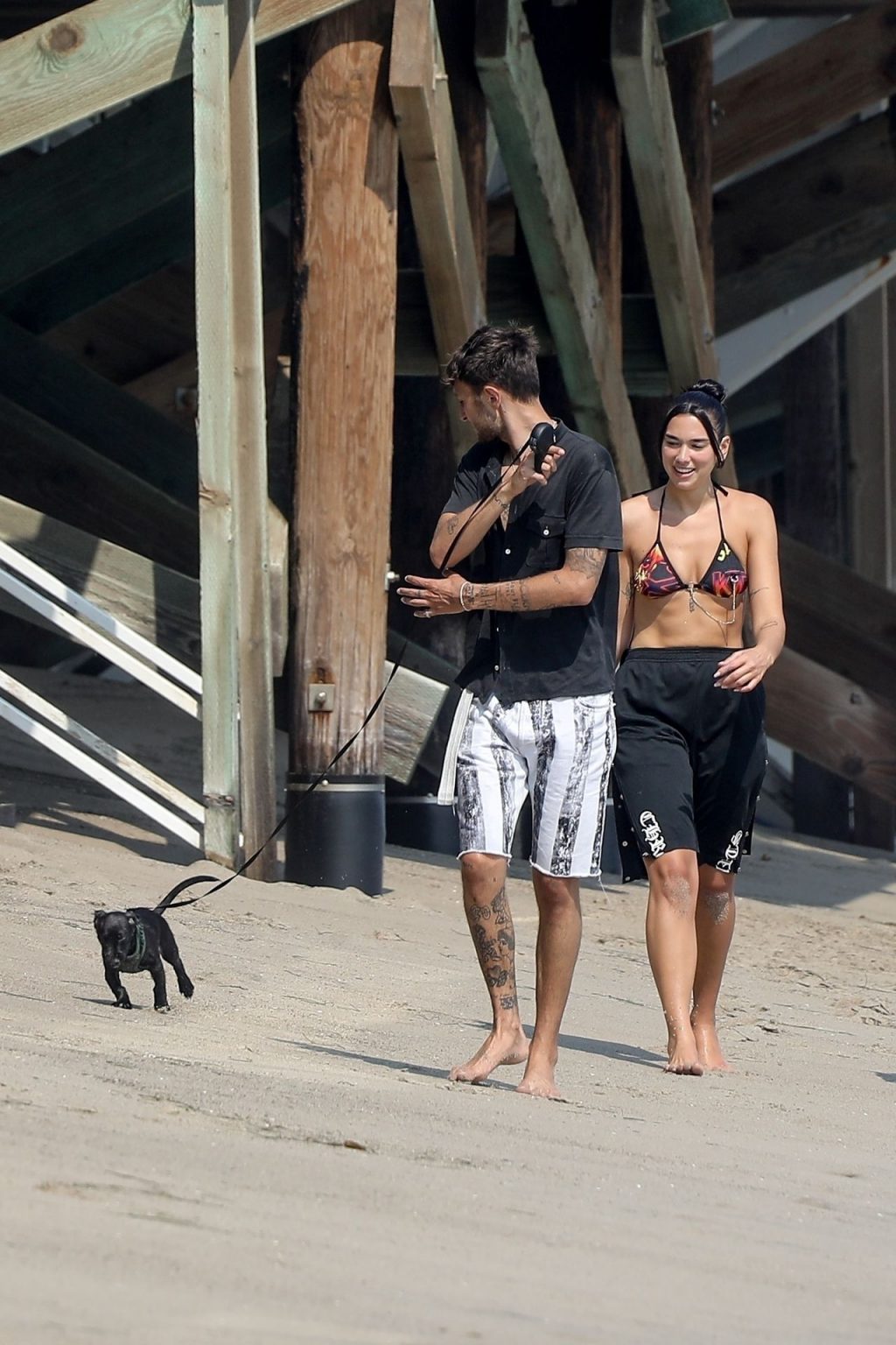 Dua Lipa Enjoys a Day with Her Boyfriend on the Beach (95 Photos)