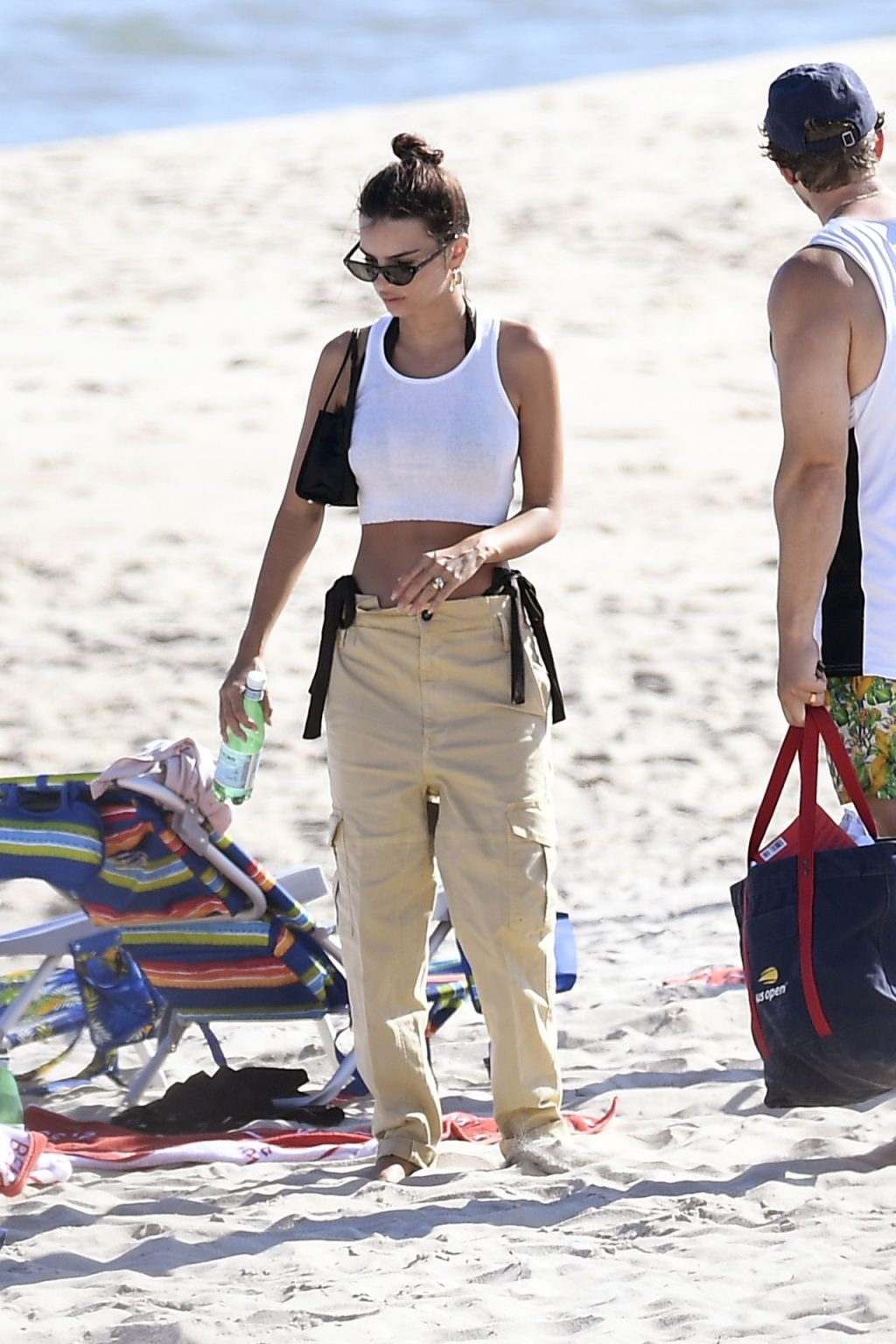 Emily Ratajkowski Shows Her Abs at the Beach in The Hamptons (64 Photos)