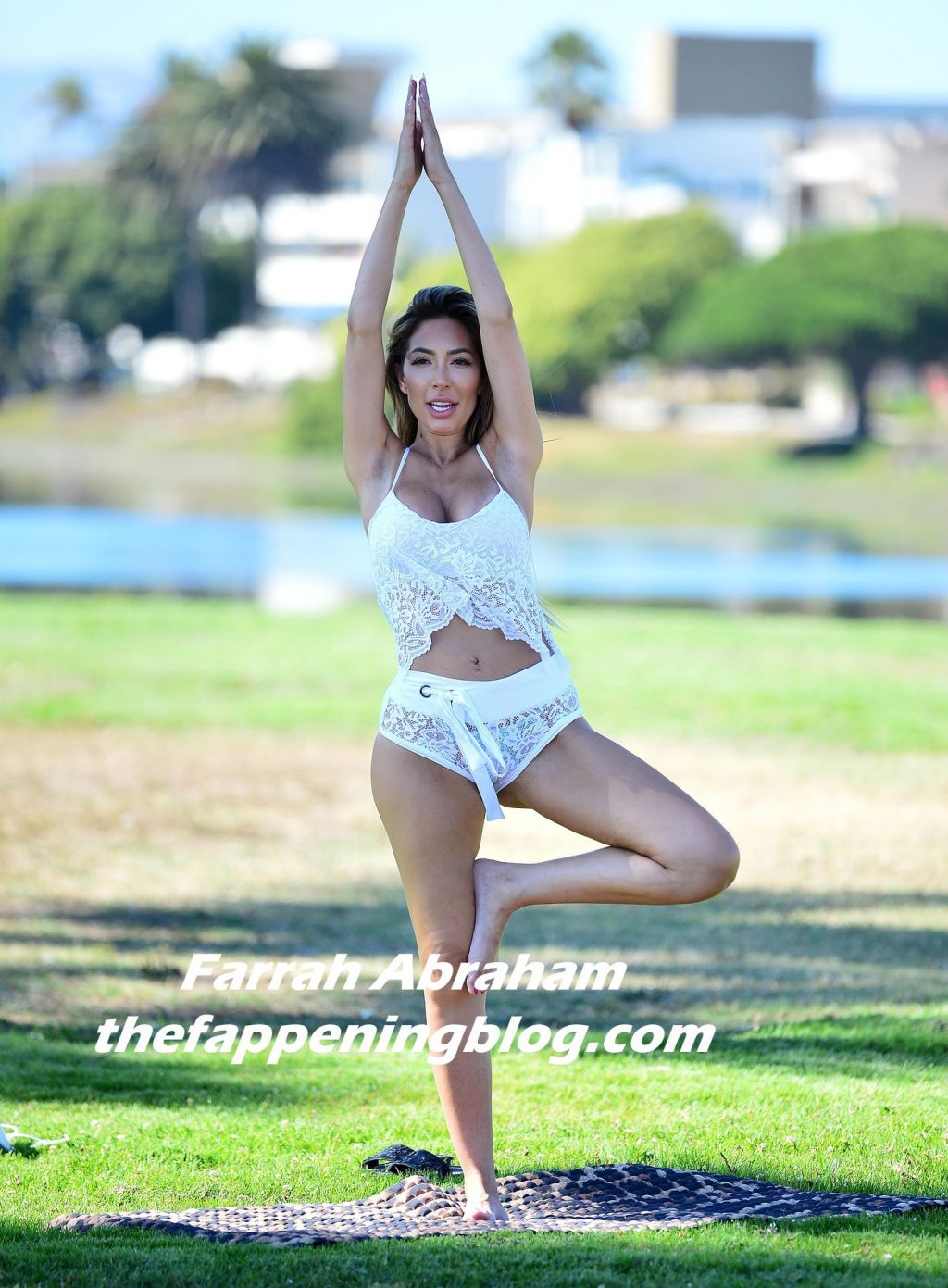 Farrah Abraham Does Yoga in Lingerie (41 Photos)