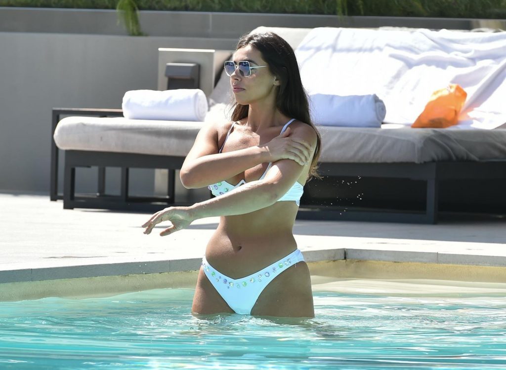 Francesca Allen Shows Off Her Sexy Bikini Body at The Kube Hotel In Saint Tropez (13 Photos)