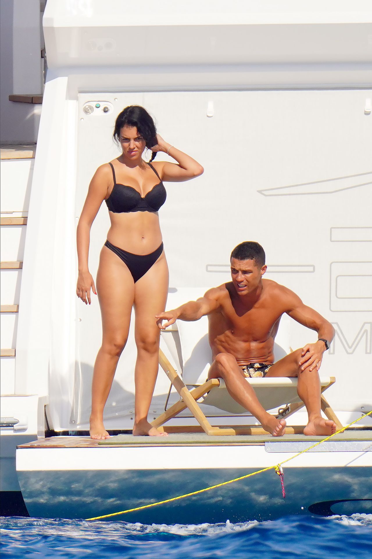 Georgina Rodriguez Shows Off Her Sexy Body on a Yacht (70 Photos) #TheFappening pic photo