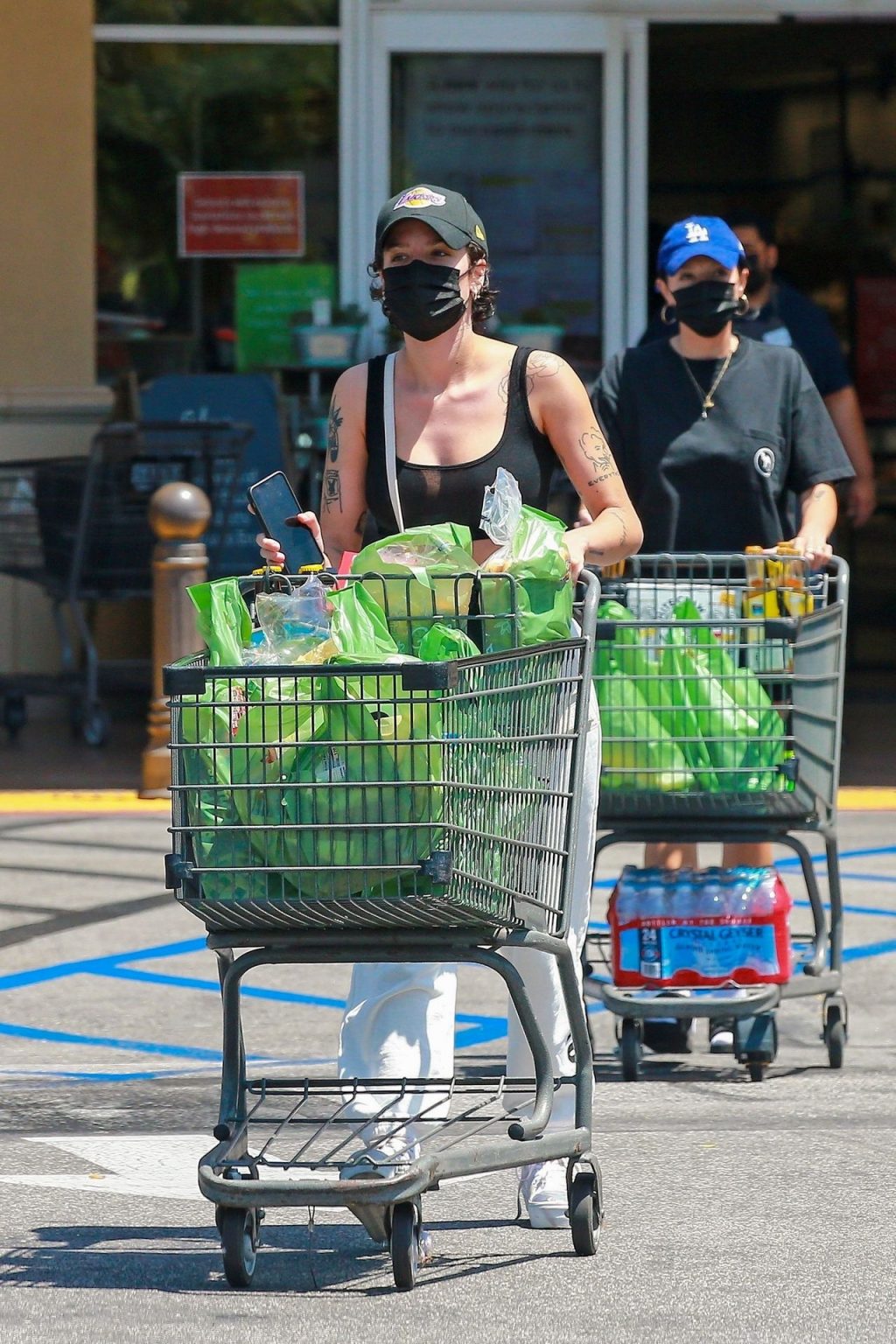 Sexy Halsey Stops by the Grocery Store in LA (27 Photos)