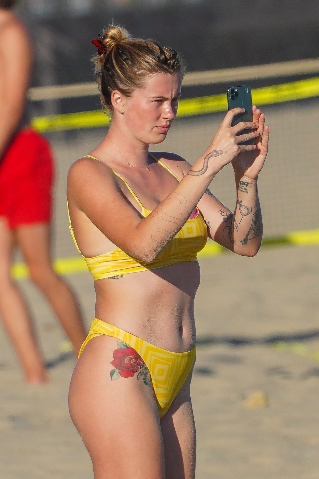 Ireland Baldwin Stands Out in a Bikini While at the Beach in Malibu (39 Photos)