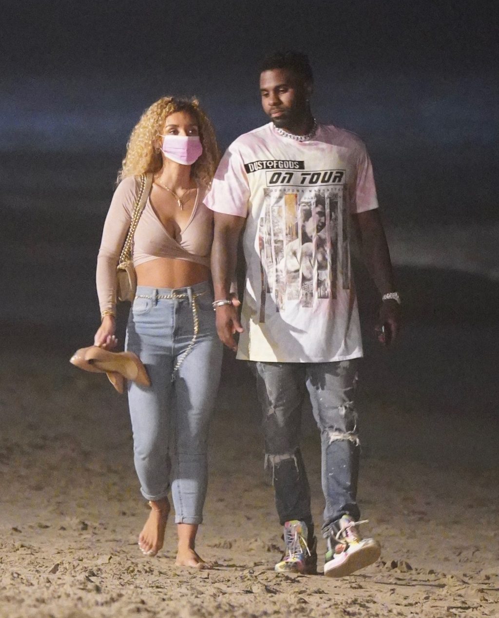 Jason Derulo &amp; Jena Frumes Show PDA after Having Dinner at Nobu (43 Photos)