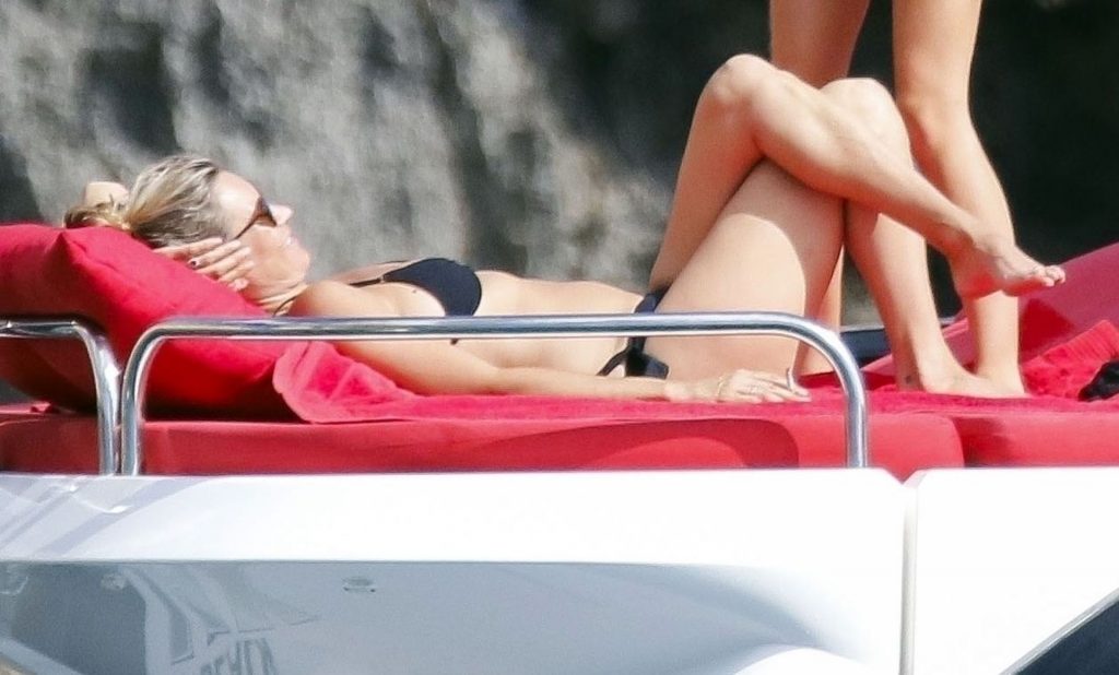 Kate Moss Enjoys a Summer Holiday on Board of a Luxury Yacht in Ibiza (79 Photos)