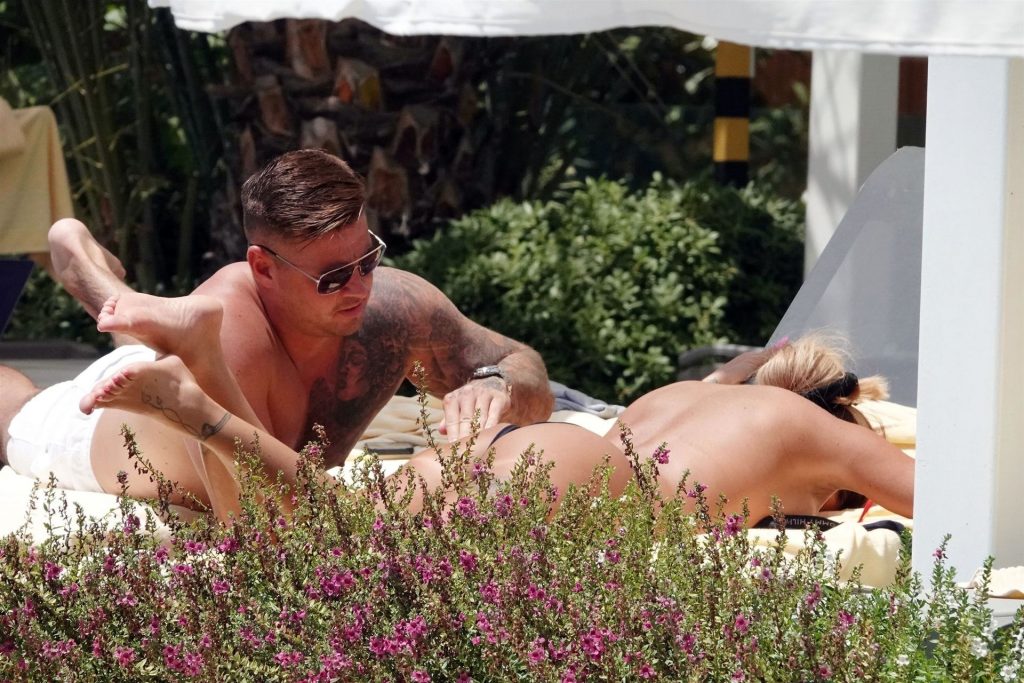 Katie Price Shows Off Her Bikini Body While Relaxing Poolside at a Hotel in Turkey (41 Photos)