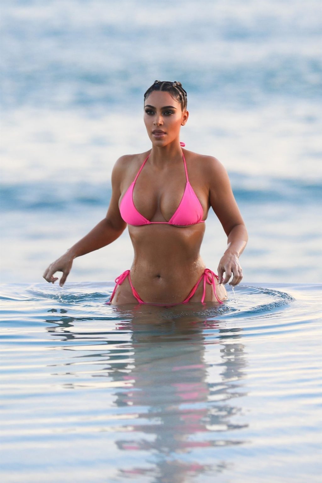 Bikini Clad Kim Kardashian is Back to Work! (32 Photos)