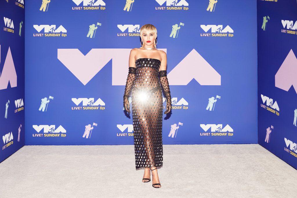 Miley Cyrus Swings on a Giant Disco Globe in a Very Risque Outfit at the MTV VMAs (52 Photos + Video)