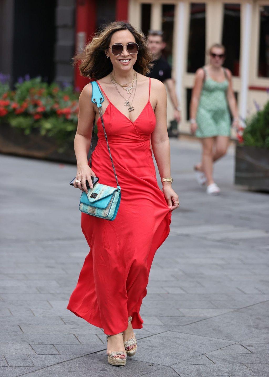 Myleene Klass Looks Stunning in a Red Dress (14 Photos)
