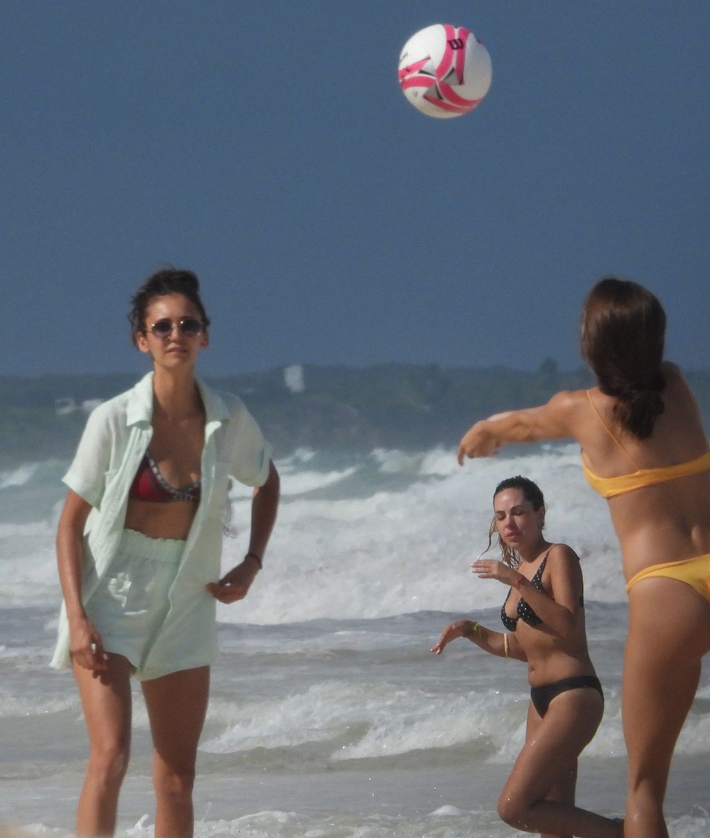 Sexy Nina Dobrev &amp; Shaun White Enjoy a Day on the Beach in Tulum (99 New Photos)