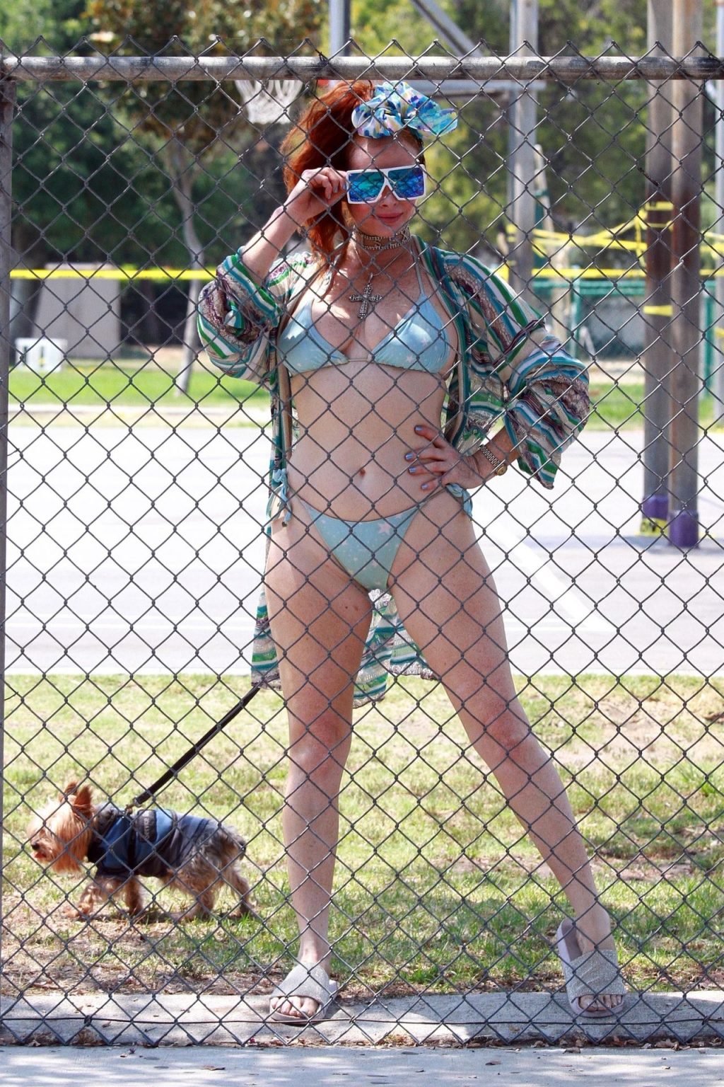 Phoebe Price Poses in a Bikini at a Local Park in LA (73 Photos)