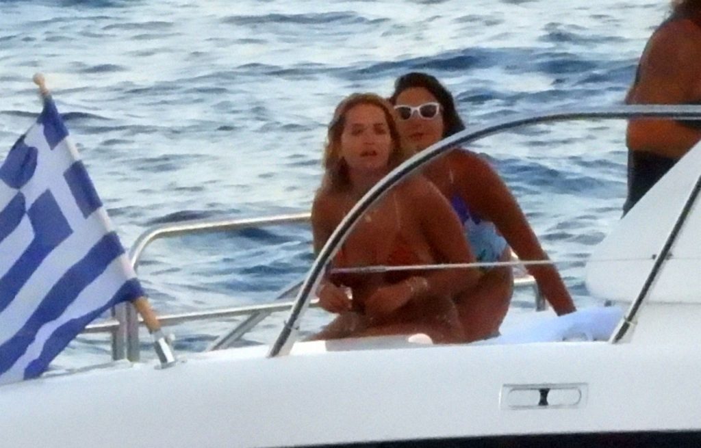 Rita Ora Is Seen in a Bikini While on a Yacht in Corfu (60 Photos)