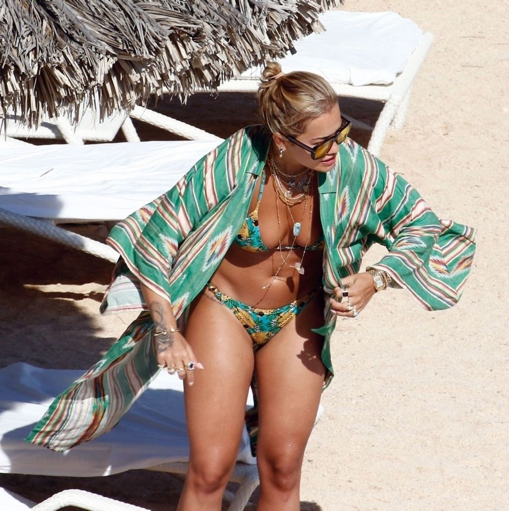 Sexy Rita Ora Enjoys a Refreshing Dip in the Sea in Ibiza (122 Photos)