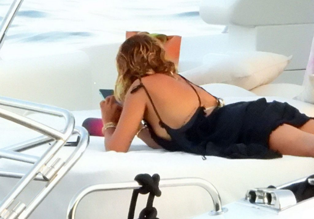 Rita Ora Is Seen in a Bikini While on a Yacht in Corfu (60 Photos)