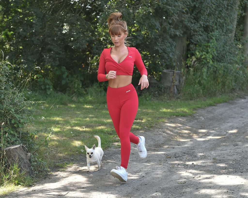 Summer Monteys-Fullam Shows Off Her Assets as She Goes for a Run (17 Photos)