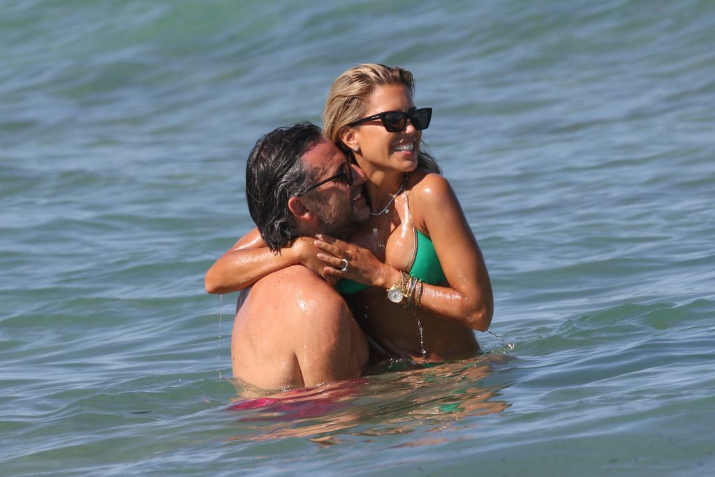 Sylvie Meis &amp; Niclas Castello Enjoy a Beach Day in Saint Tropez (48 Photos)