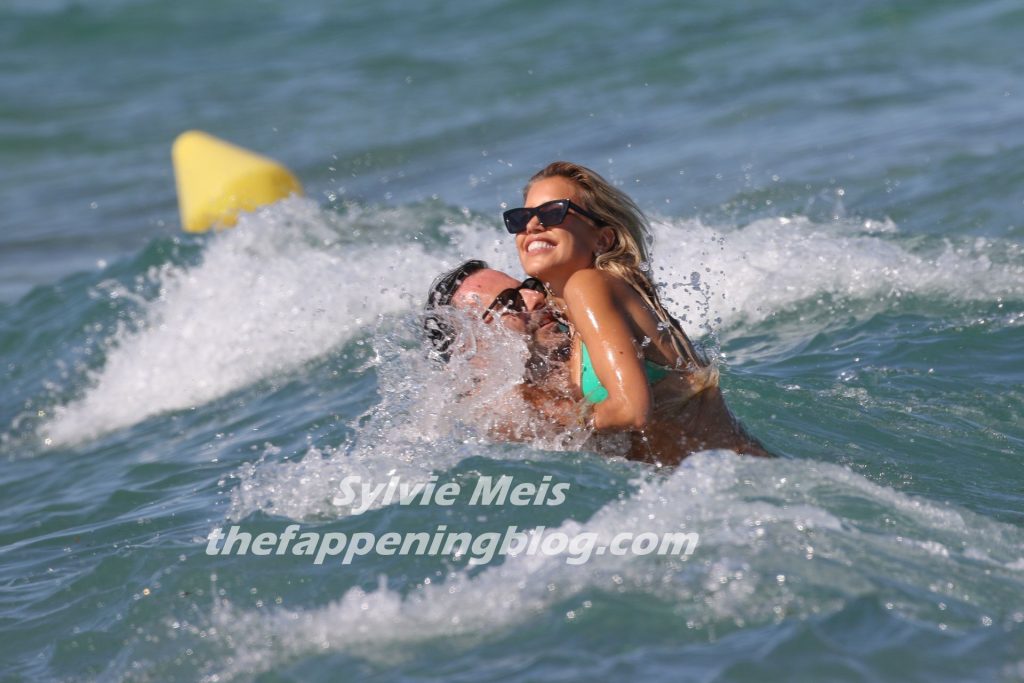 Sylvie Meis &amp; Niclas Castello Enjoy a Beach Day in Saint Tropez (48 Photos)