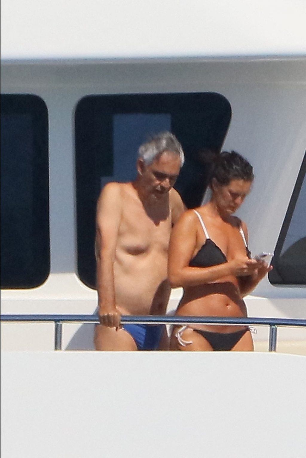 Andrea Bocelli &amp; Veronica Berti Enjoy Their Holiday in St Tropez (19 Photos)