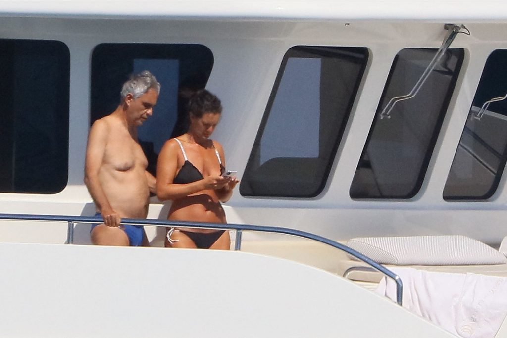 Andrea Bocelli &amp; Veronica Berti Enjoy Their Holiday in St Tropez (19 Photos)
