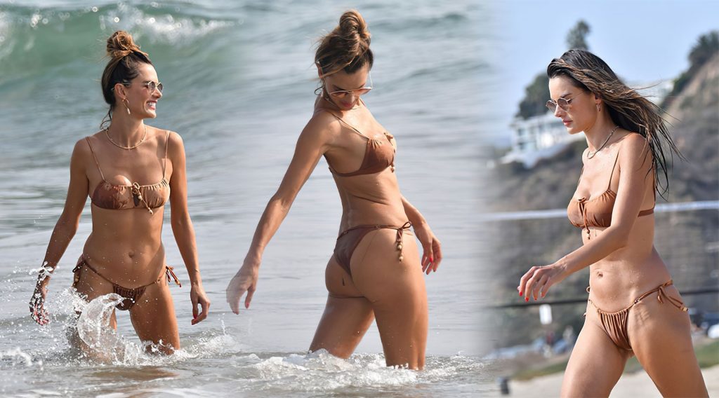 Alessandra Ambrosio is All Smiles on the Beach in Malibu (98 Photos)