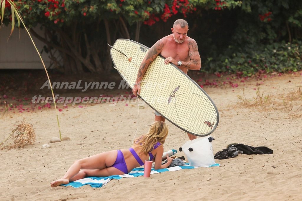 AnnaLynne McCord &amp; Dominic Purcell Enjoy a Beach Day (106 Photos)