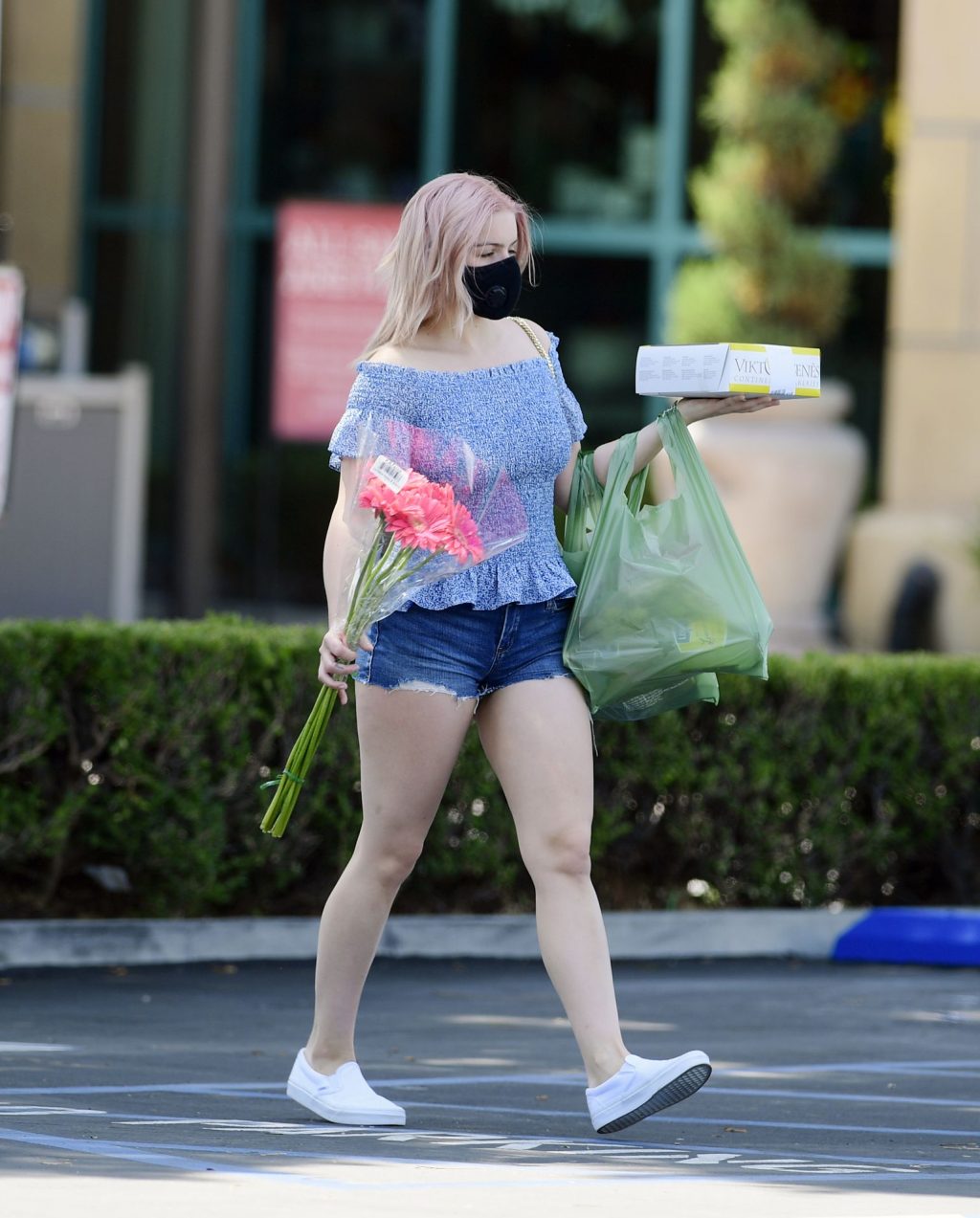 Leggy Ariel Winter Picks Up Flowers and a Cake in Los Angeles (20 Photos)