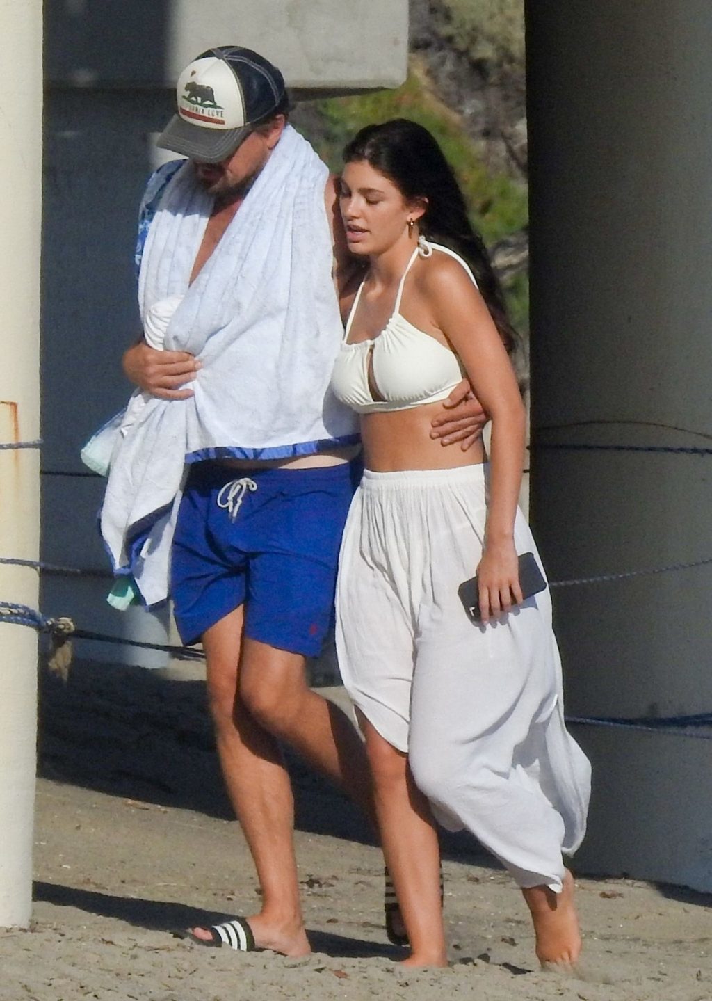 Leonardo DiCaprio &amp; Camila Morrone Spend Their Labor Day on the Beach in Malibu (16 Photos)