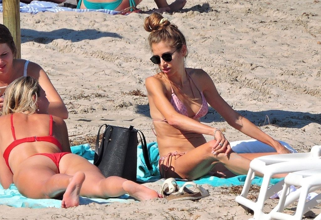 Cathy Hummels Sports Bikinis on the Beach in Palma de Mallorca (37 Photos)