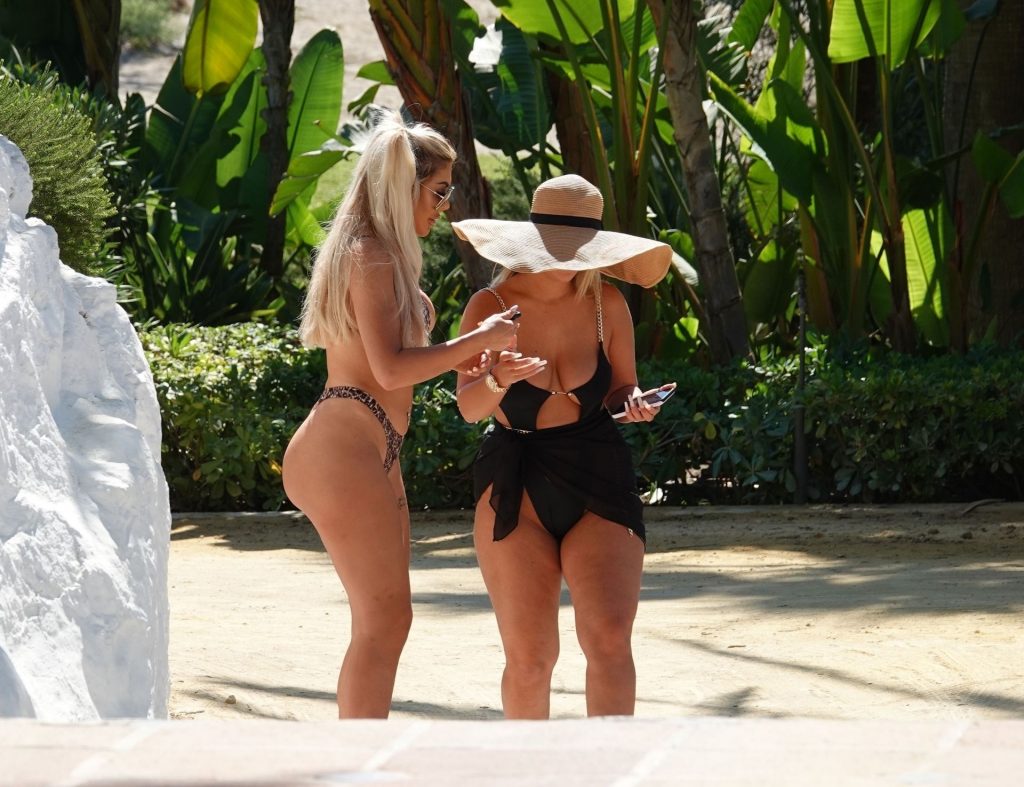 Chloe Ferry &amp; Bethan Kershaw Get the Temperatures Soaring Out on Their Holiday in Marbella (65 Photos)