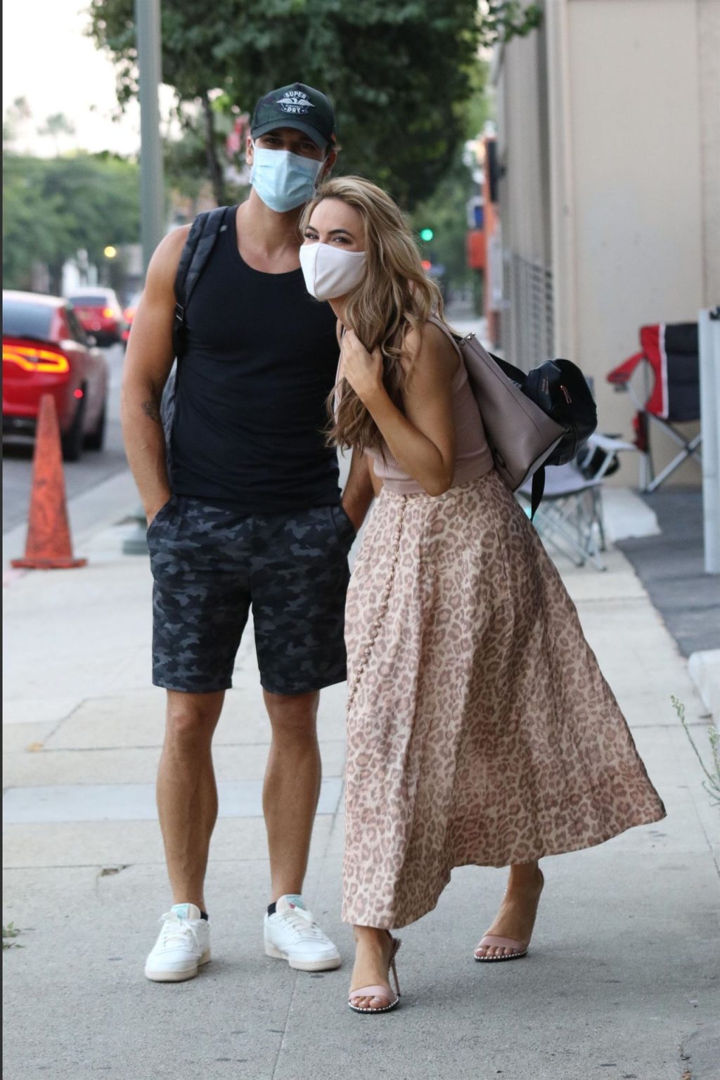 Chrishell Stause is All Smiles Showing Off Her Leopard Skirt Outside the DWTS Dance Studio (55 Photos)