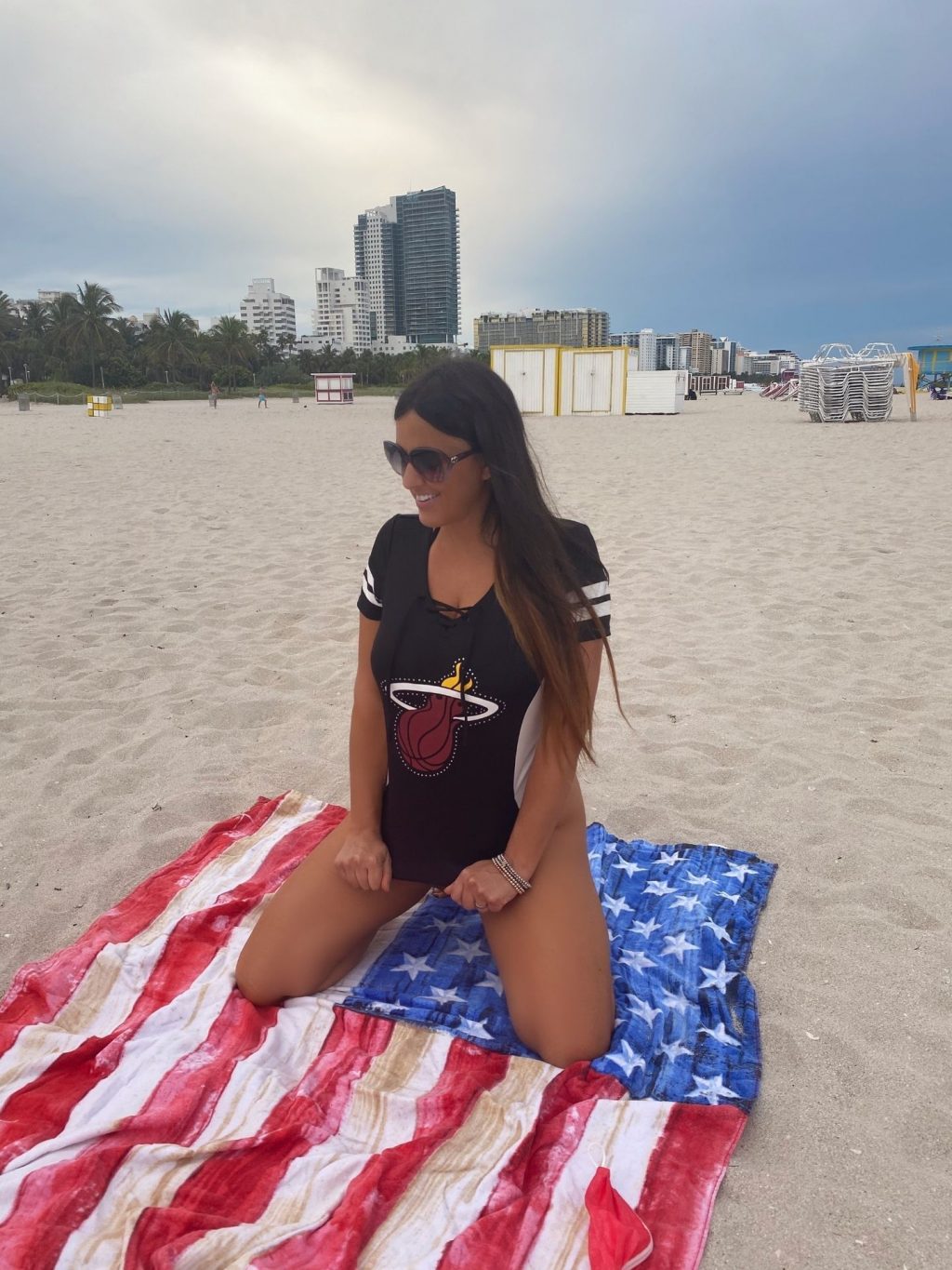 Claudia Romani Supports the Miami Heat (16 Photos)