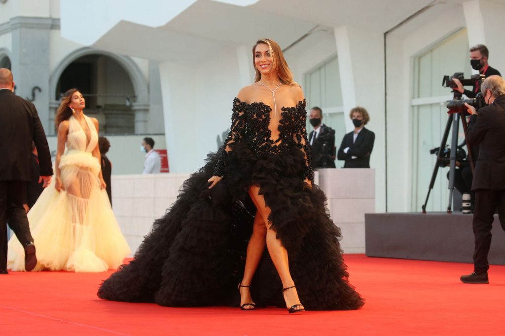 Elisa De Panicis Stuns in a Black Dress in Venice (36 Photos)