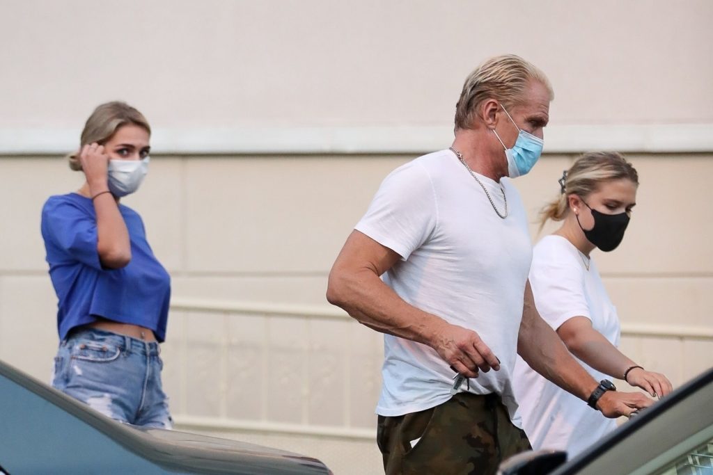 Dolph Lundgren &amp; Emma Krokdal Pick Up Groceries at Gelson’s in West Hollywood (14 Photos)