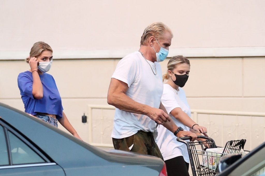 Dolph Lundgren &amp; Emma Krokdal Pick Up Groceries at Gelson’s in West Hollywood (14 Photos)