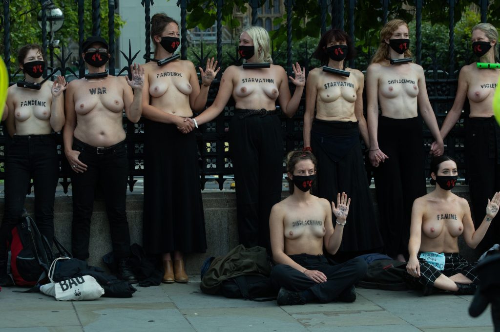 Extinction Rebellion Parliament Protest (30 Nude Photos)