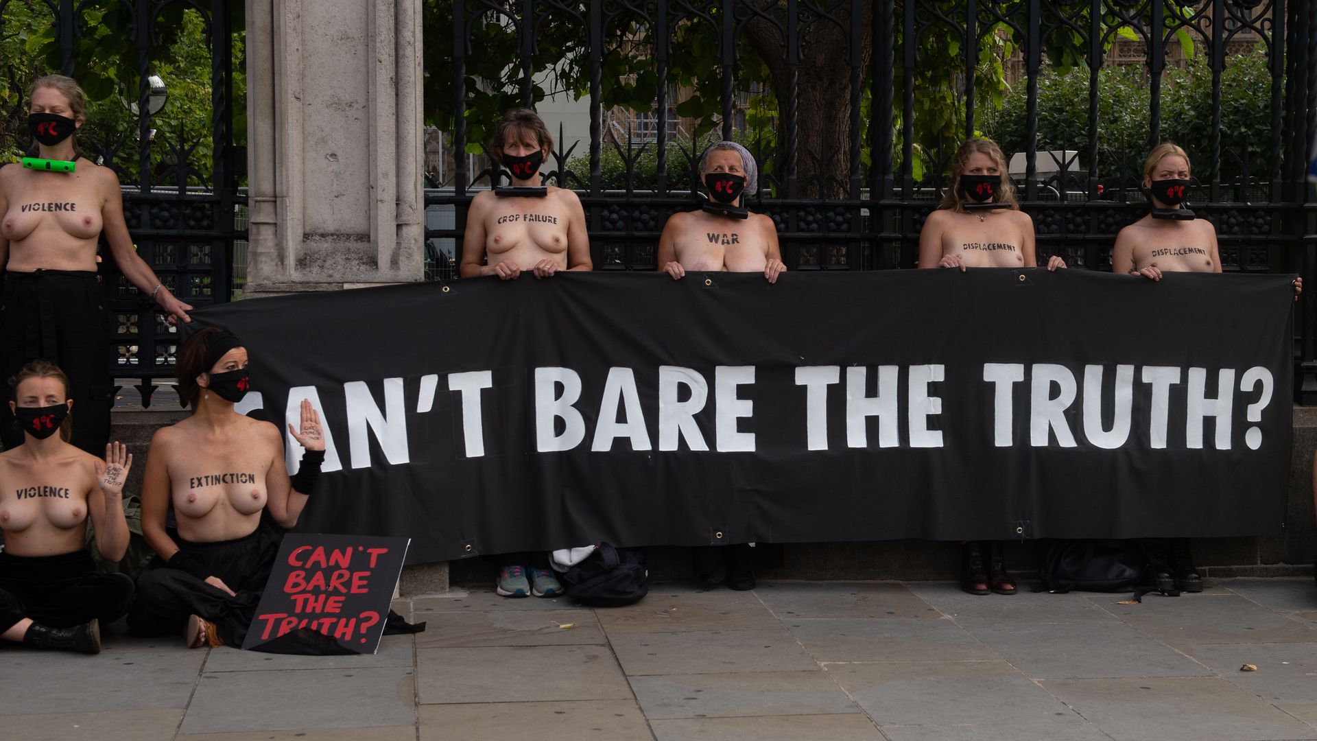 Topless Protest Uncensored