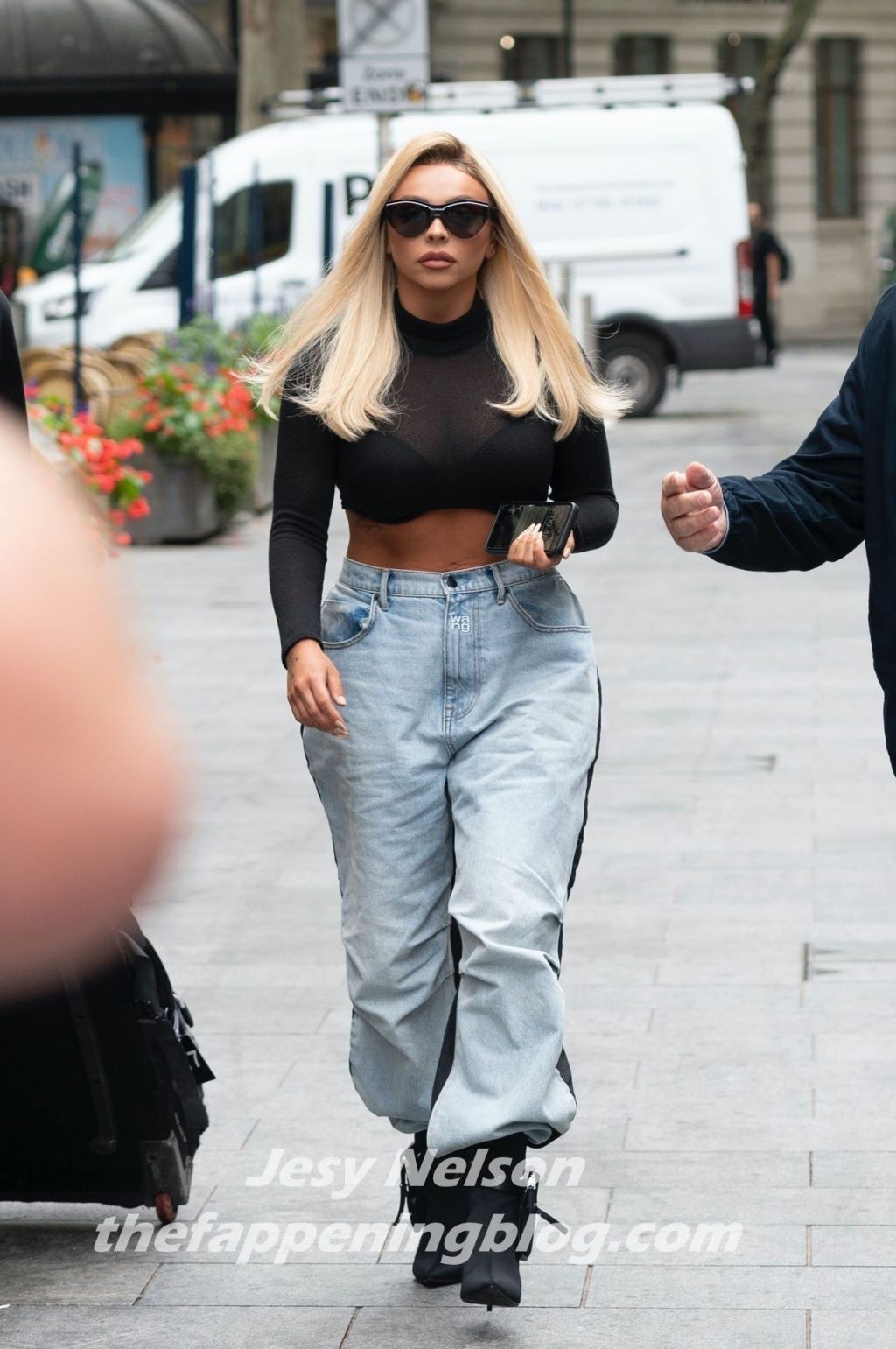 Jesy Nelson Displays Her Cleavage in London (41 Photos)