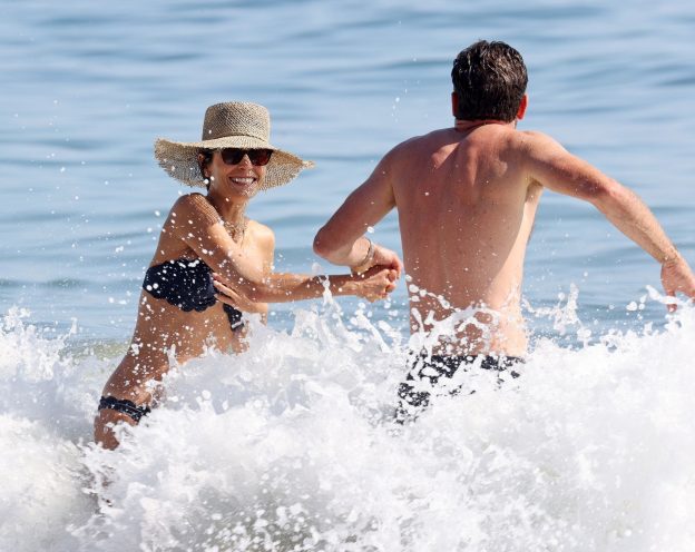 Jordana Brewster And Mason Morfit Enjoy A Romantic Day In Malibu 28