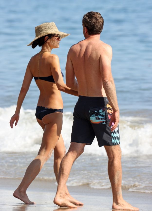 Jordana Brewster And Mason Morfit Enjoy A Romantic Day In Malibu 28