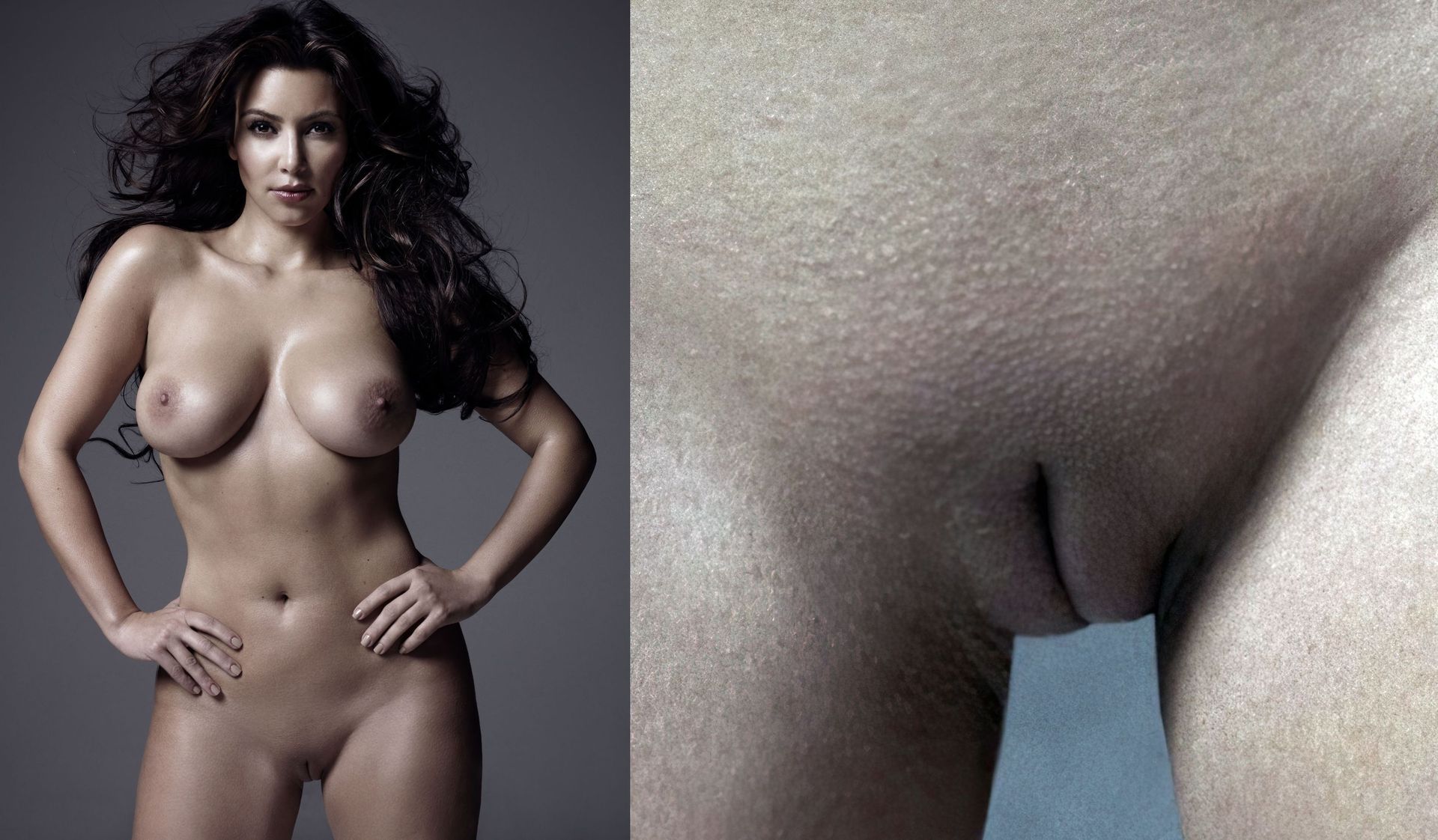 Kim Kardashian Nude - W Magazine (13 Photos) .
