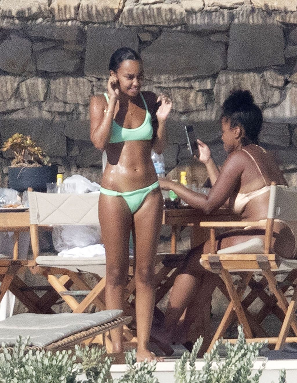 Leigh-Anne Pinnock and Her Sister Show Off Their Golden Tanned Beach Bodies in Mykonos (144 Photos)