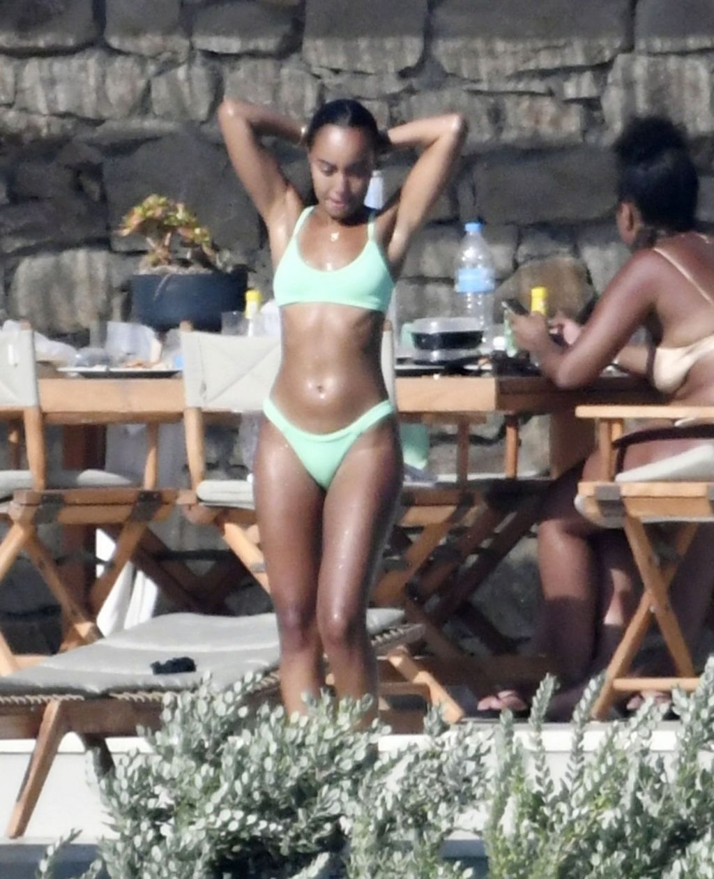 Leigh-Anne Pinnock and Her Sister Show Off Their Golden Tanned Beach Bodies in Mykonos (144 Photos)