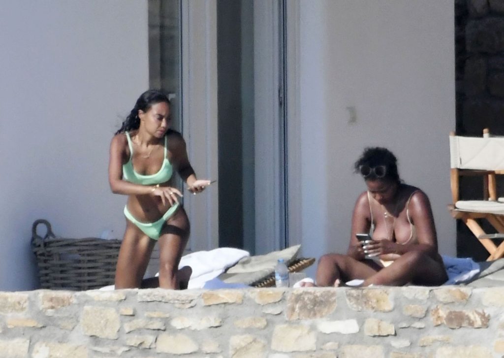 Leigh-Anne Pinnock and Her Sister Show Off Their Golden Tanned Beach Bodies in Mykonos (144 Photos)