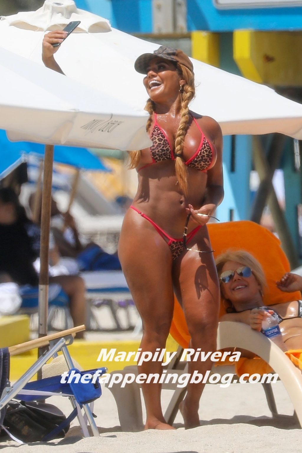Maripily Rivera Enjoys a Beach Day in Miami (14 Photos)