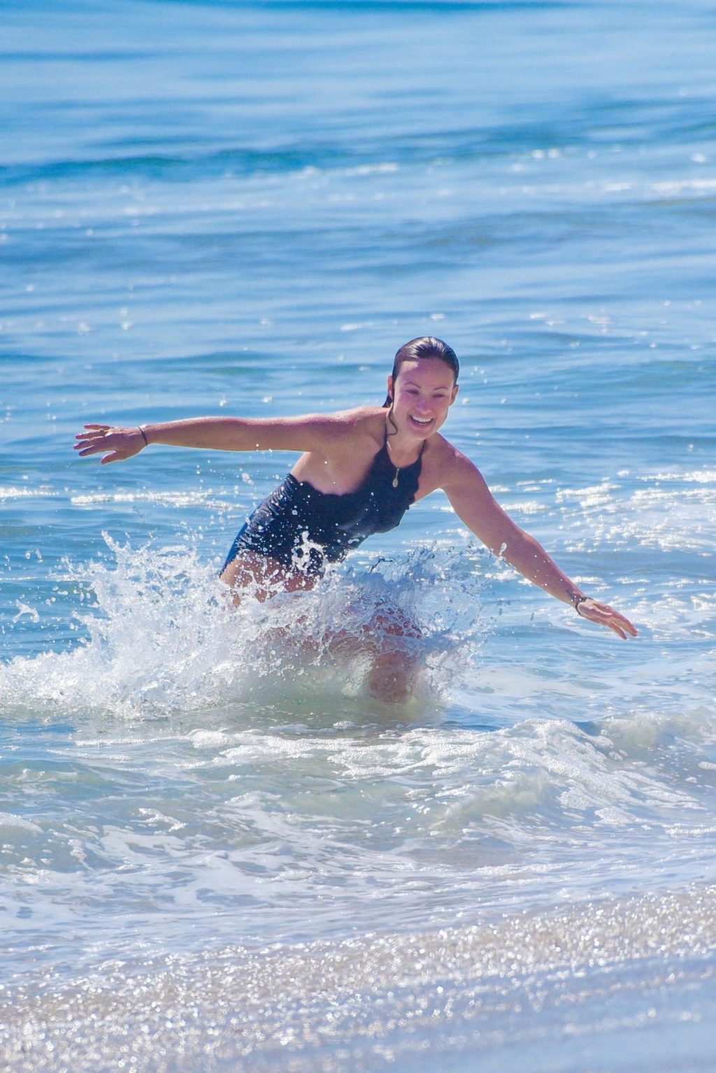 Olivia Wilde Makes a Splash While Enjoying Her Beach Day in Malibu (38 Photos)
