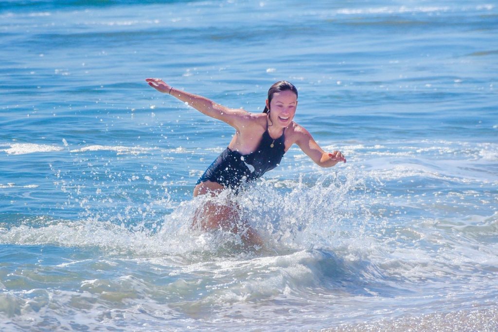 Olivia Wilde Makes a Splash While Enjoying Her Beach Day in Malibu (38 Photos)