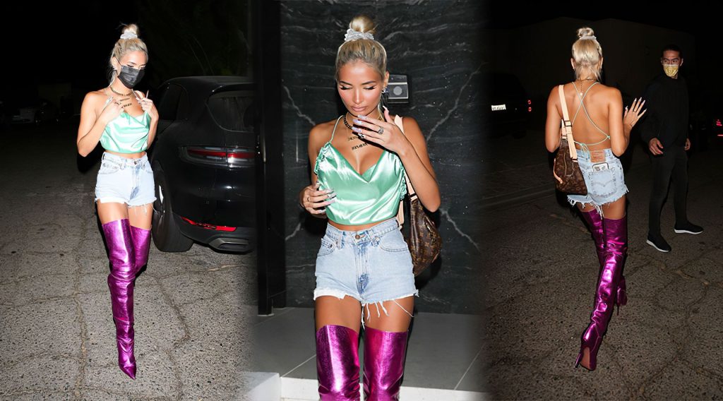 Leggy Pia Mia is Seen Leaving a Party in Hollywood Hills (18 Photos)